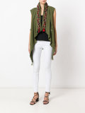 embroidered collar waistcoat 