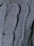 ruffled cardigan 