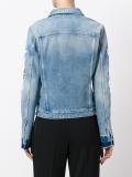 roses embroidery denim jacket