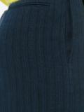 pleated straight trousers