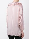 ruffled neck blouse 