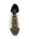 contrast panel sneakers