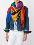 block colour scarf