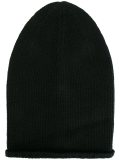long knitted beanie