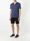 open collar T-shirt