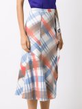 ruffled midi skirt