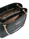 embossed hearts shoulder bag