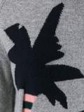 palm tree intarsia jumper 