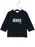 abstract logo print T-shirt