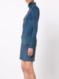 longsleeved zipped neck dress