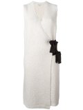 knitted sleeveless tunic