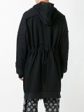 inside out longline hoodie