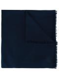 raw edge scarf