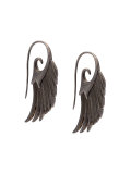 feather hook earrings