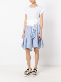 paperbag waist striped skirt 