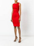 ruched heart dress