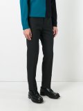 straight leg tailored trousers