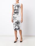 side floral shift dress