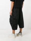 draped drop-crotch trousers