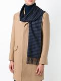 houndstooth pattern scarf