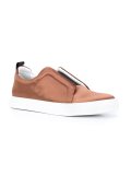 metallic slip-on sneakers