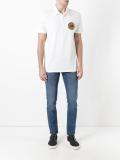 Medusa patch polo shirt
