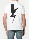 lightning bolt print t-shirt 