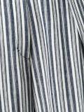 high-rise cropped striped trousers