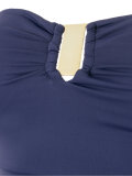 draped swimsuit