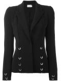 piercing detail blazer