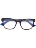 Web arm square glasses