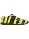 striped Oxford shoes 