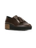 wedge tasseled loafers