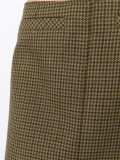 plaid A-line skirt