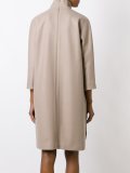 high neck shift dress