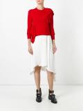 ruffled detail jumper