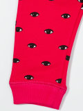 eye print trousers 