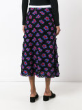 3D floral macramé skirt