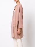 shawl lapel mid cardigan