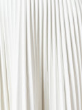 mid-length pleated skirt