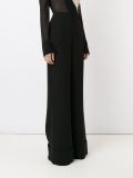 high waisted flared trousers