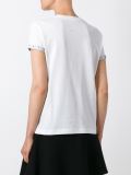 bird print T-shirt