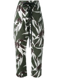 floral print trousers