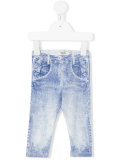 denim print leggings