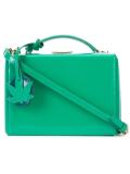 small 'Grace Box with Leaf Charm' shoulder bag