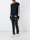 brushed diagonals sweatshirt
