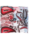 abstract print scarf