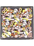 monster print scarf
