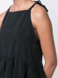 shoulder tie peplum top