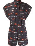 abstract print jumpsuit